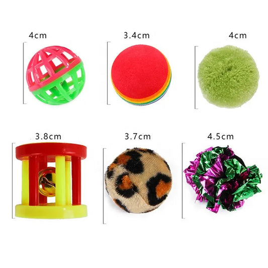 21 Piezas De Juguetes Para Gatitos Surtido