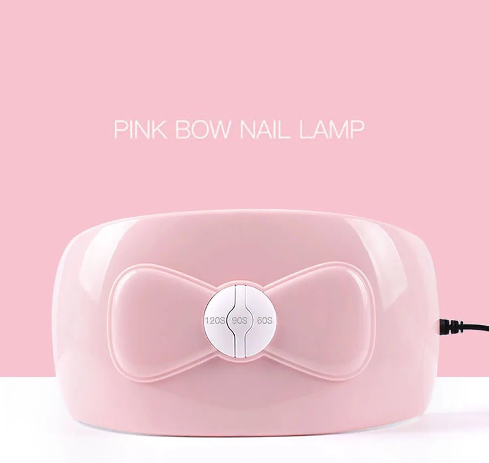 SECADOR DE UÑAS LAMPARA UV ROSA